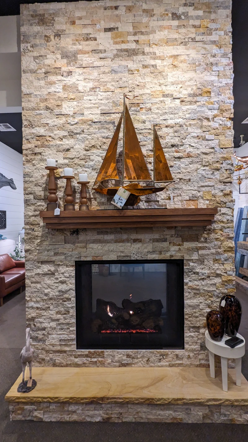 Majestic Fortress Outdoor See-Through Gas Fireplace